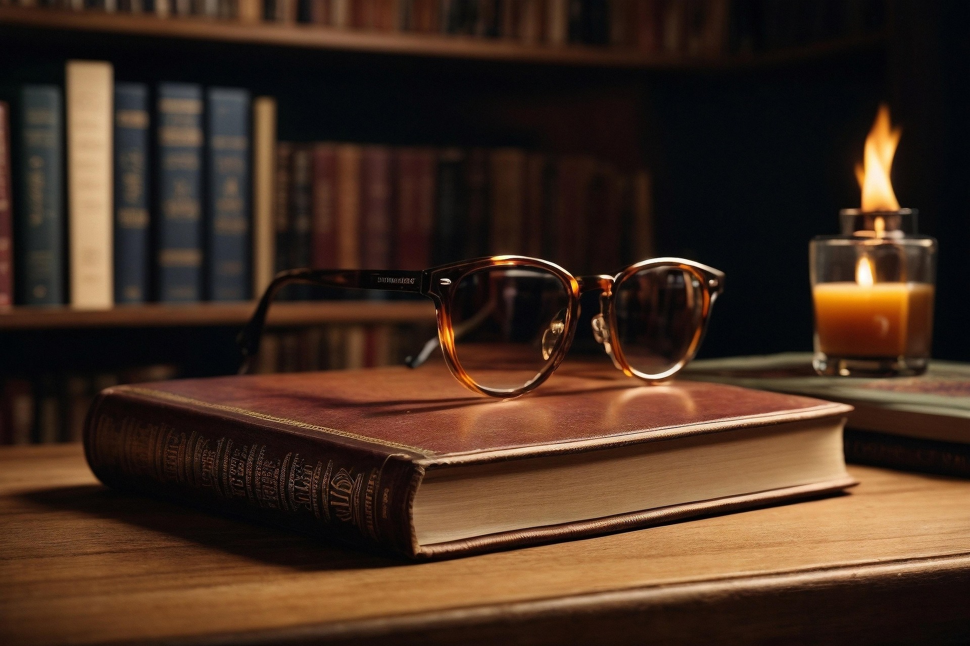 다양한 테스트를 상징하는 책장 이미지